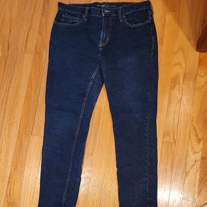 Dark Blue Denim Jeans